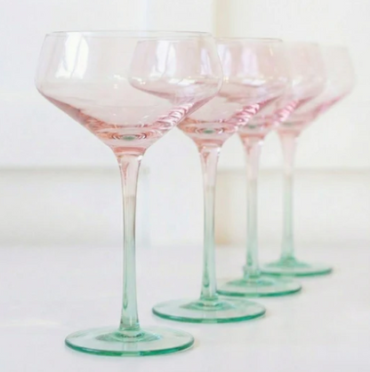 Quetzal Coupe Glass Set of 4 - Byrdeen