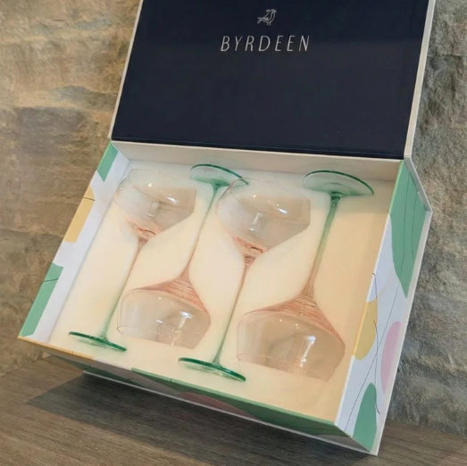 Quetzal Coupe Glass Set of 4 - Byrdeen