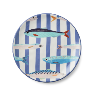 Something Fishy Salad Plate 9"