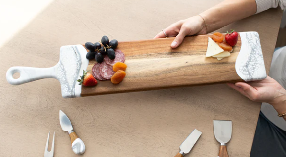 5x24 Baguette Acacia Cheeseboard