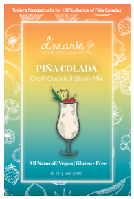 Pina Colada Craft Cocktail Slush Mix