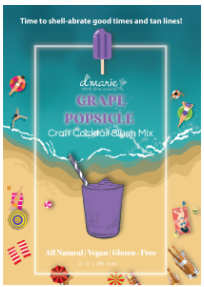 Grape Popsicle Craft Cocktail Slush Mix