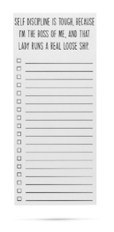 self discipline 50 sheet list pad
