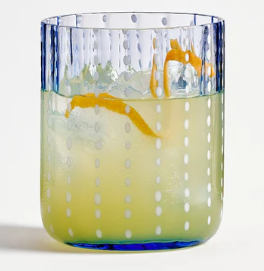 Dash Low Tumbler S/2 - Light Blue/White Dash