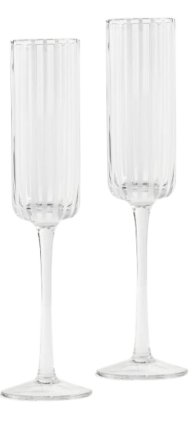 Stripe Flute S/2 white