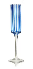 Stripe Flute S/2 blue