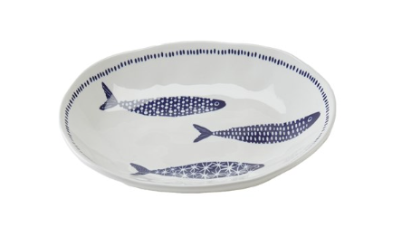 Holy Mackerel Oval Plate