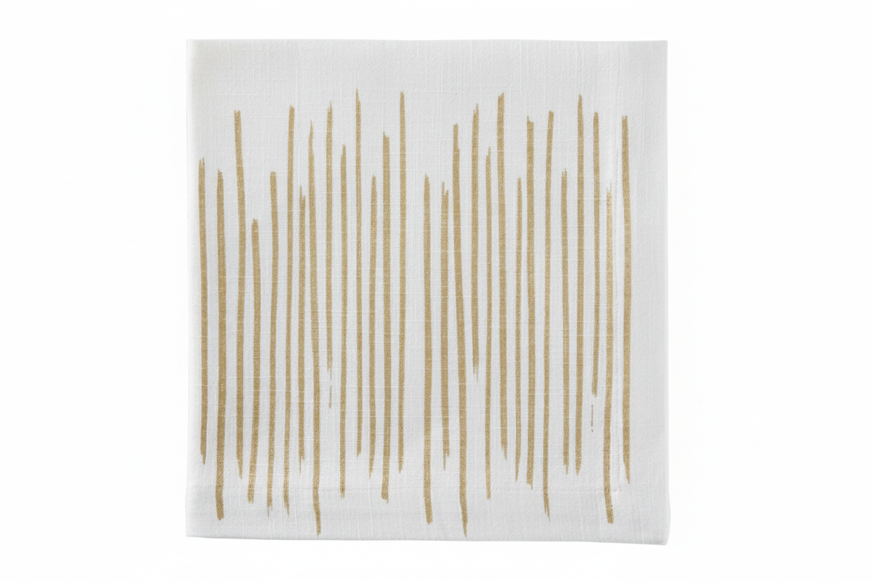 Gold Brushstroke Napkin