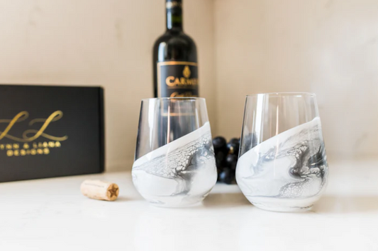 Entertaining Glasses set of 2 - Marble