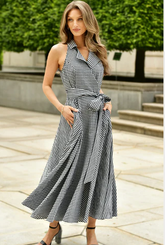 Zola Dress LAVENDER BROWN
