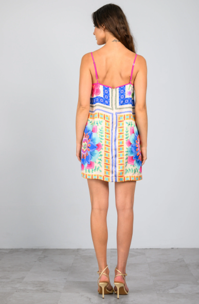 Melany Dress - LAVENDER BROWN