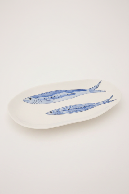 Fish Plate, 10.4" x 6.7"