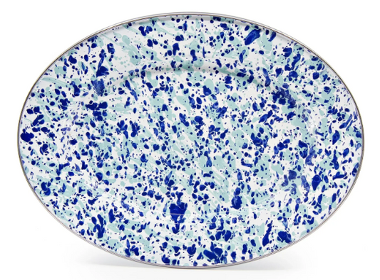 Ocean Swirl Oval Platter