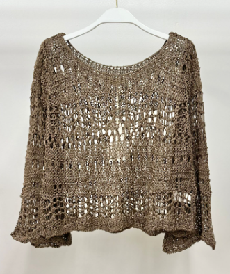 Crochet Long Sleeve Top