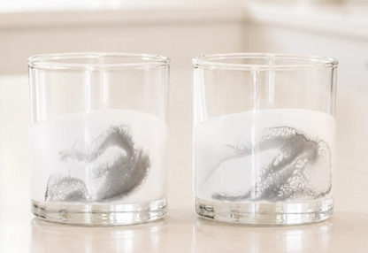 Resin Coated Whiskey Glasses set of 2