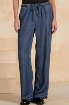 Drawstring Pants- Navy Wash