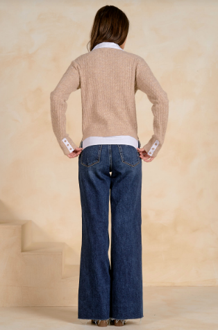 Elan Shirt & Tail Cardigan