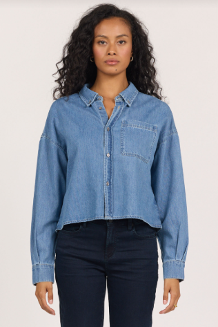 Croppd Adrianna in Ocean Wash
