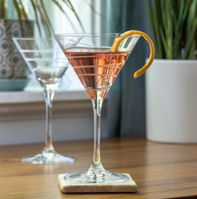 Twist 10oz Martini Cocktail Glass | Set of 2 by Rolf