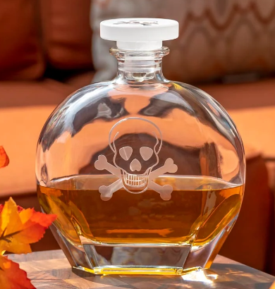 Skull and Crossbones 23oz Whiskey Decanter | by Rolf