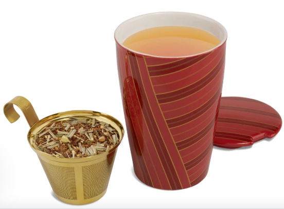 Tea Forte KATI Steeping Cup w Lid and Infuser Warming Joy