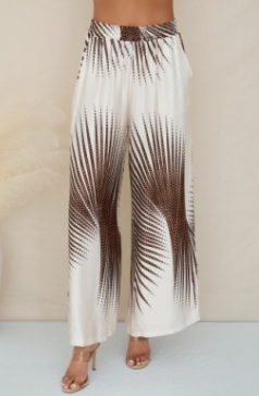 Sunburst Print Pants