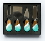 Acacia Cheese Knife Set of 4