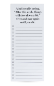 List pad 50 sheets