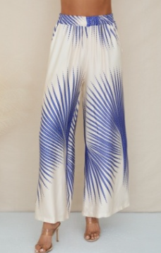 Sunburst Print Pants