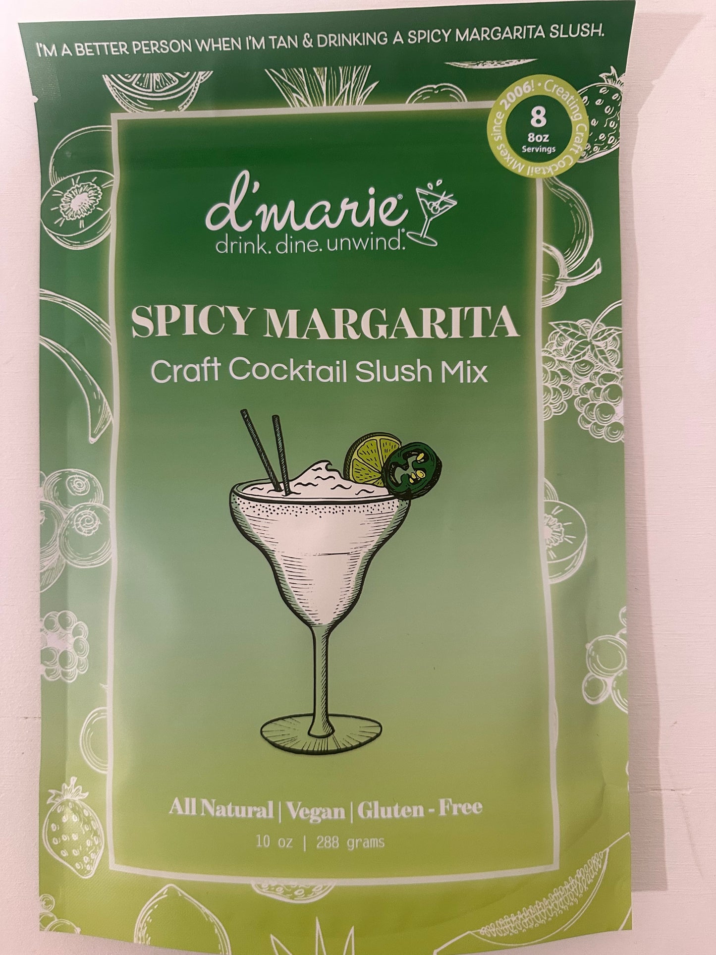 Spicy Margarita Craft Cocktail Slush Mix