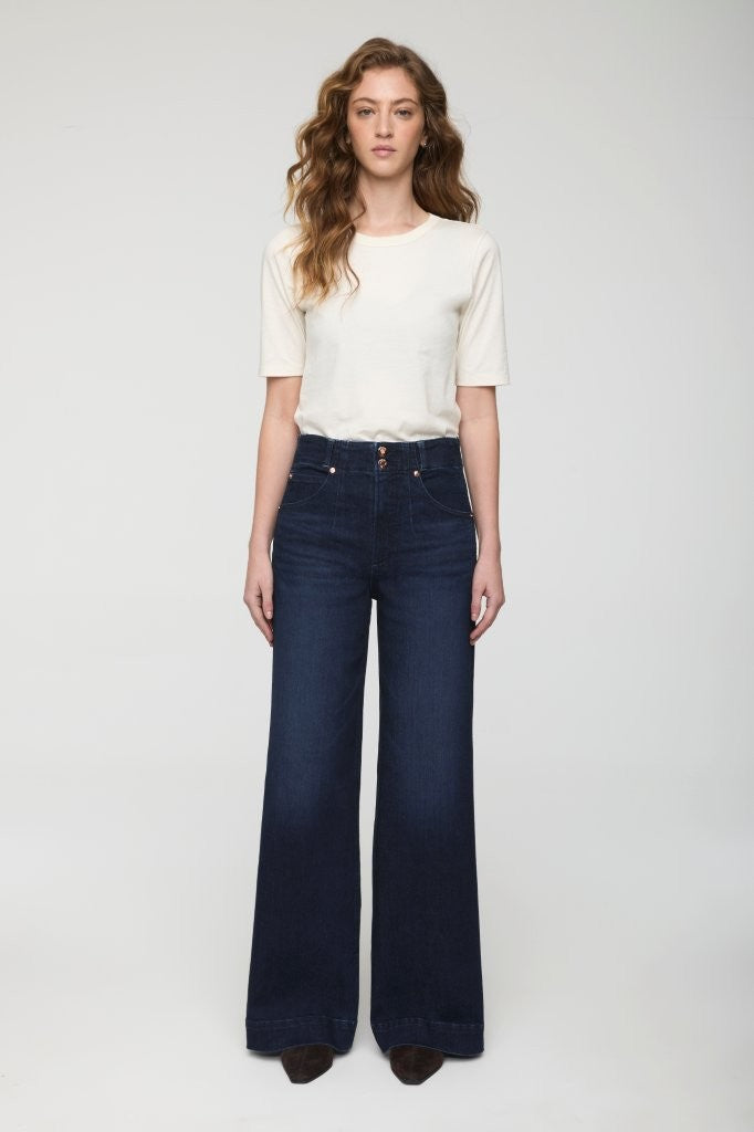 LANA DBL BUTTON HIGH RISE ULTRA WIDE LEG