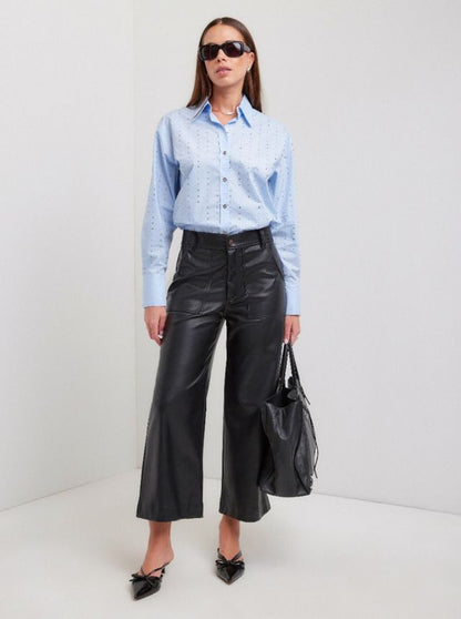 Lisa Embellished Button Up Top