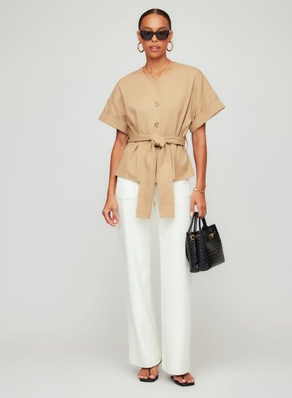 Sophia Cropped Wide Leg Pants