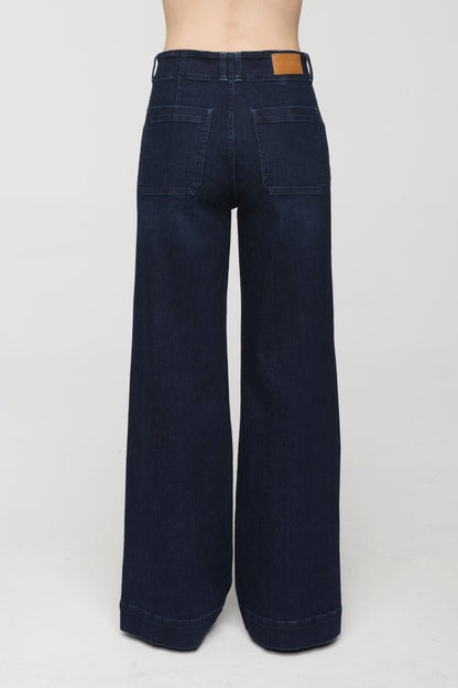 LANA DBL BUTTON HIGH RISE ULTRA WIDE LEG