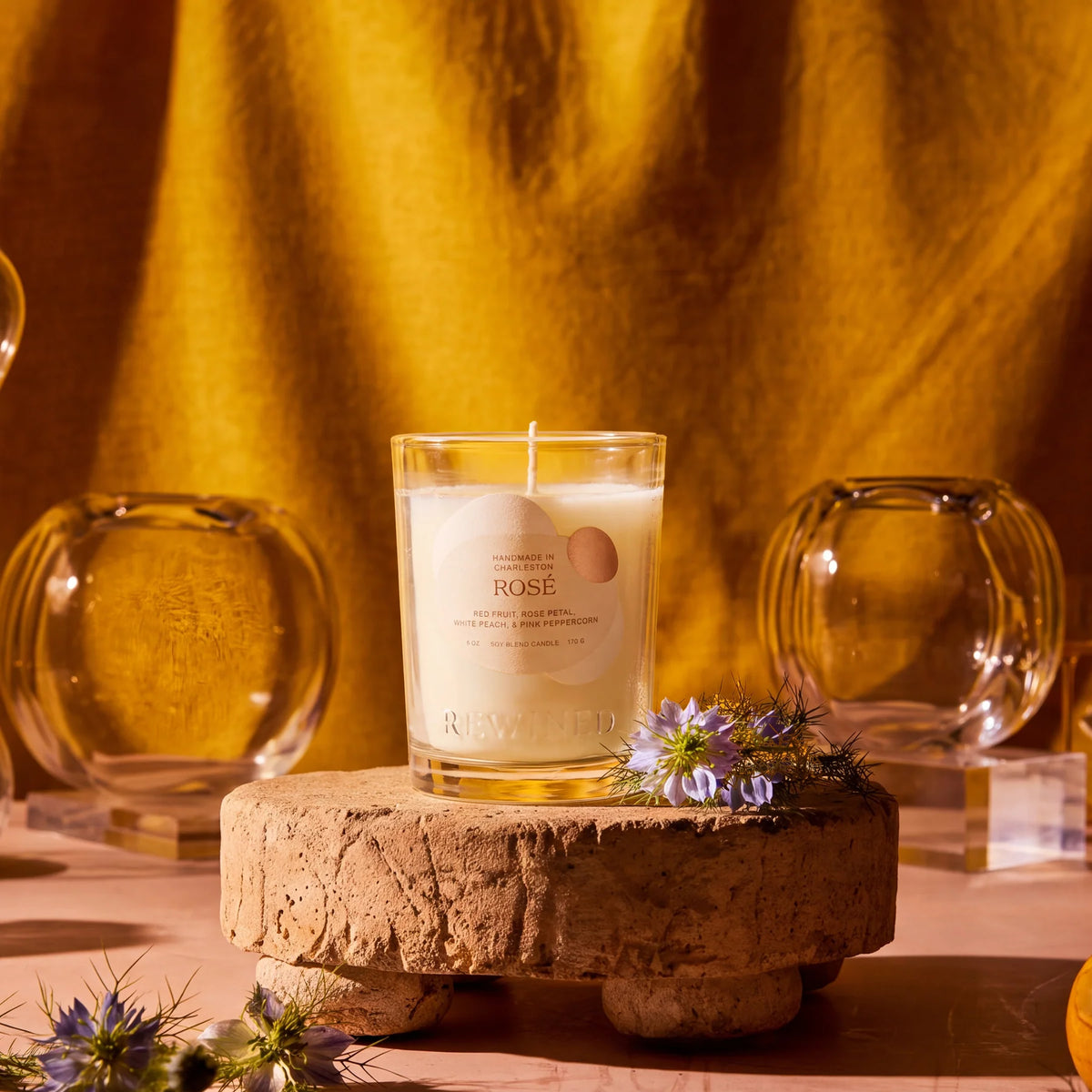 Rewined Rose' Candle 6oz