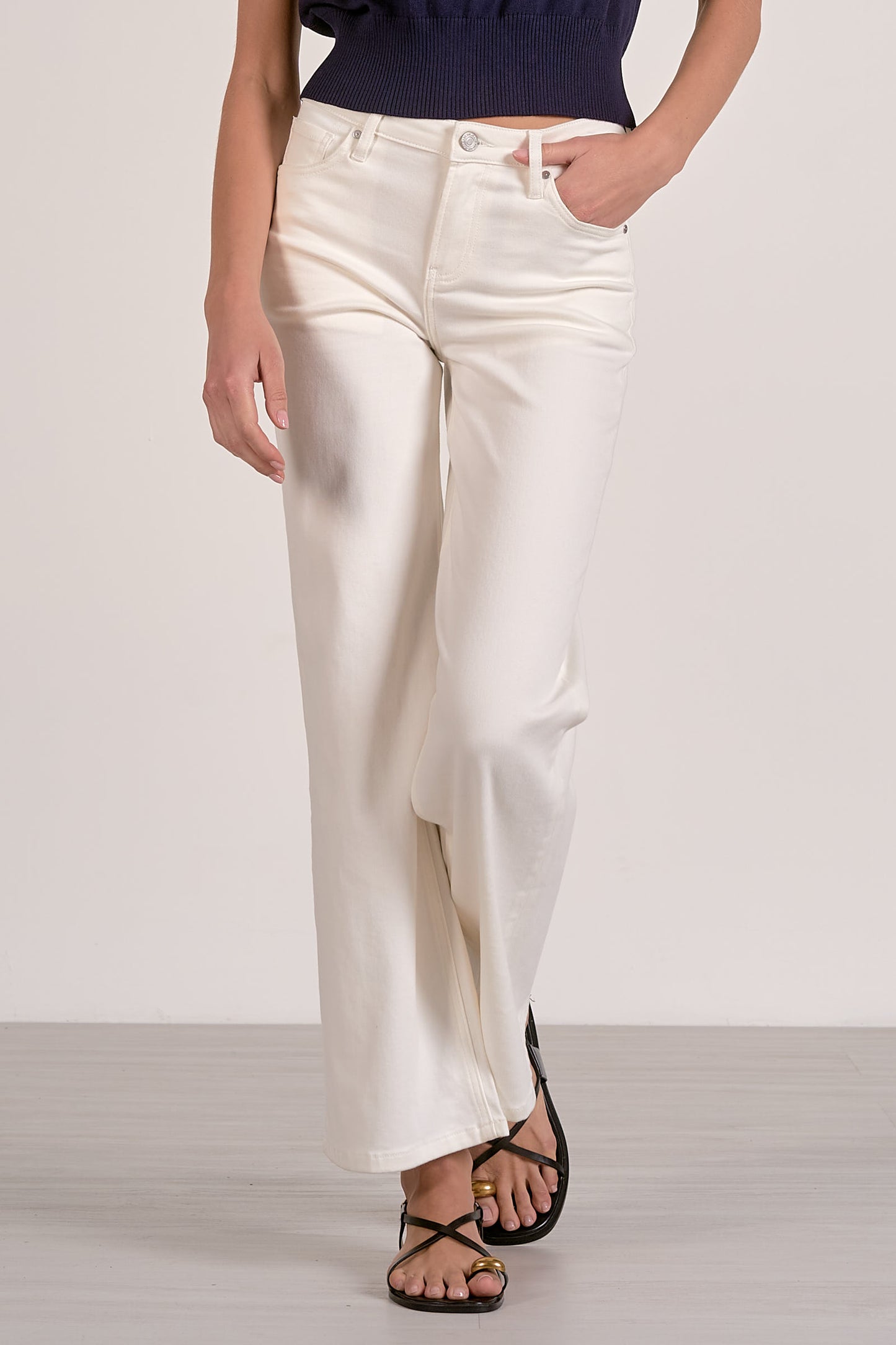 Elan Off White Pants